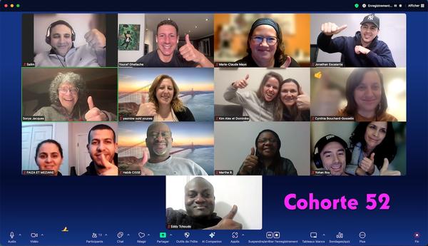 Session de formation digitale Educfinance avec des participants